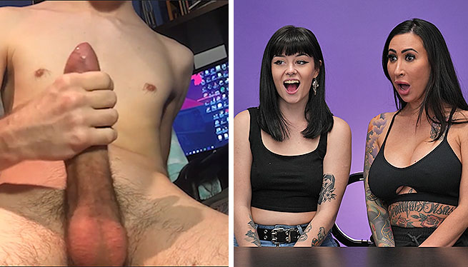 Uncut Cock? Lily and Nova React and Rank preview image